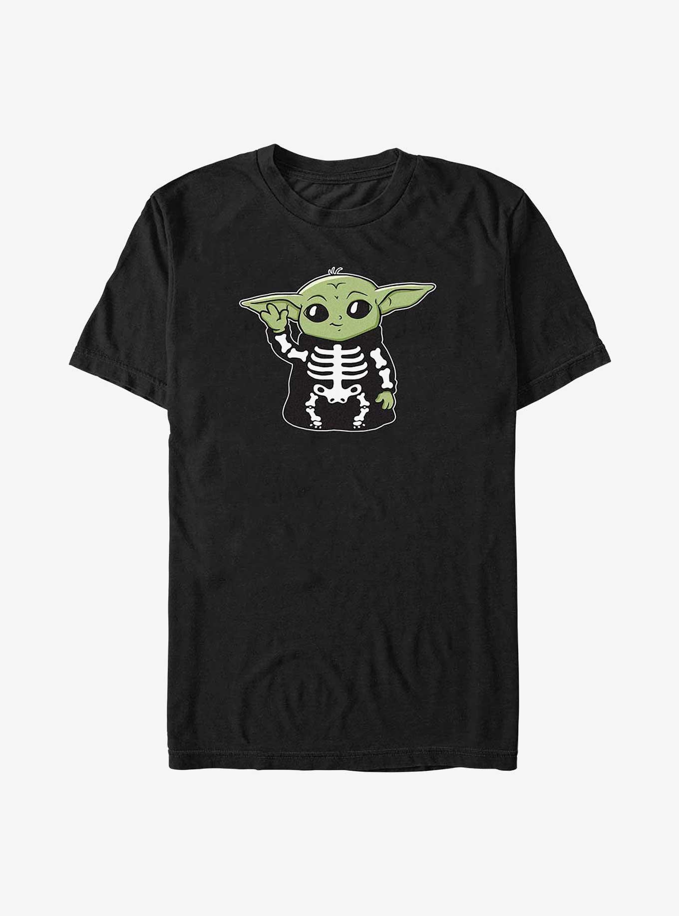 Star Wars The Mandalorian Grogu Skeleton Suit Big & Tall T-Shirt, , hi-res