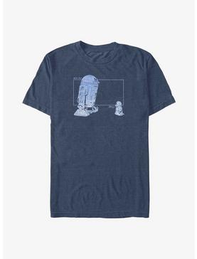 Star Wars The Mandalorian Grogu & R2-D2 Meet and Greet Big & Tall T-Shirt, , hi-res