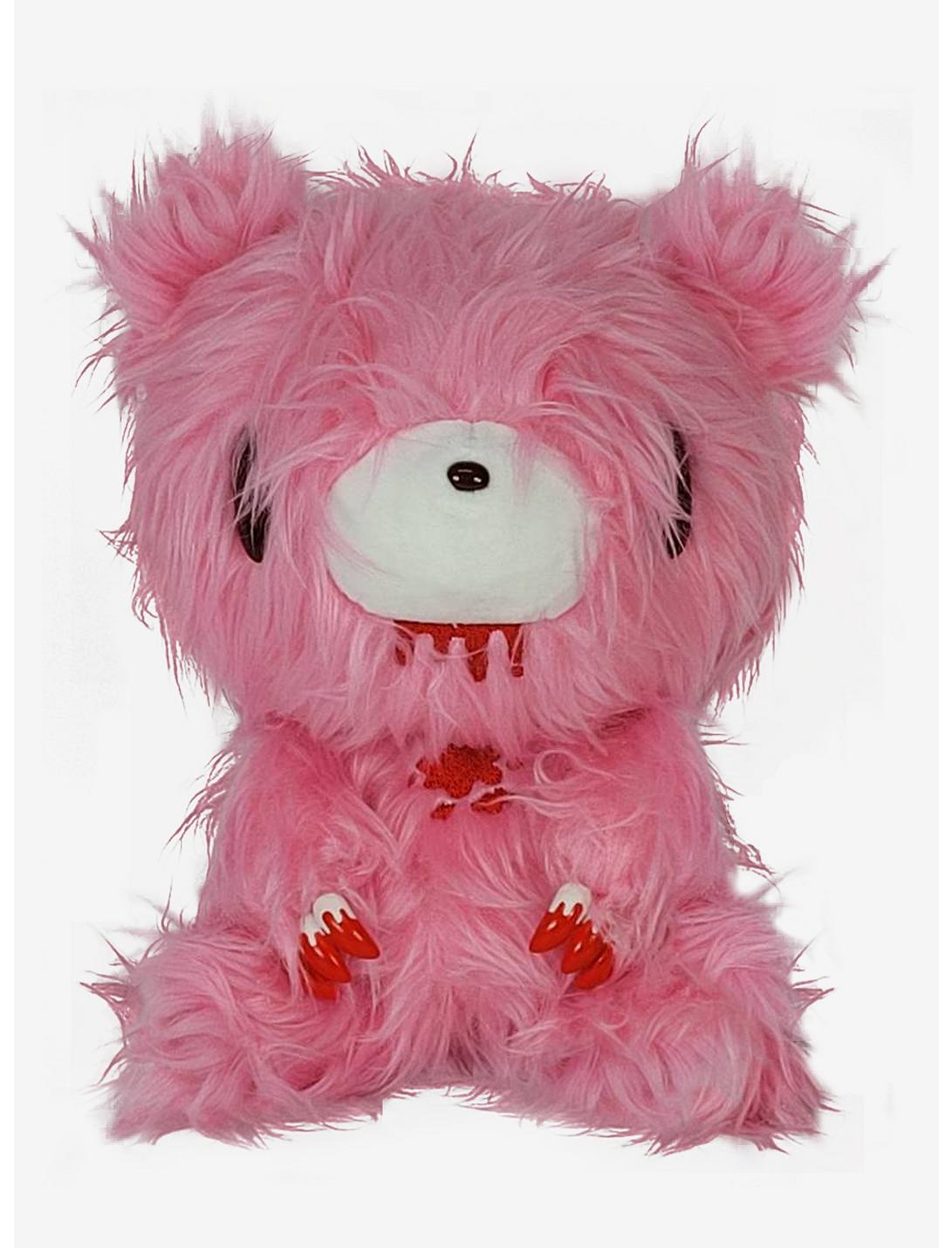 Gloomy Bear Pink Sitting Fuzzy Plush, , hi-res