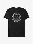 Star Wars The Mandalorian Luke Skywalker May The Force Be With You Big & Tall T-Shirt, BLACK, hi-res