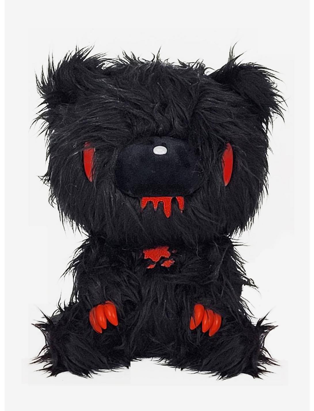 Gloomy Bear Black Sitting Fuzzy Plush, , hi-res