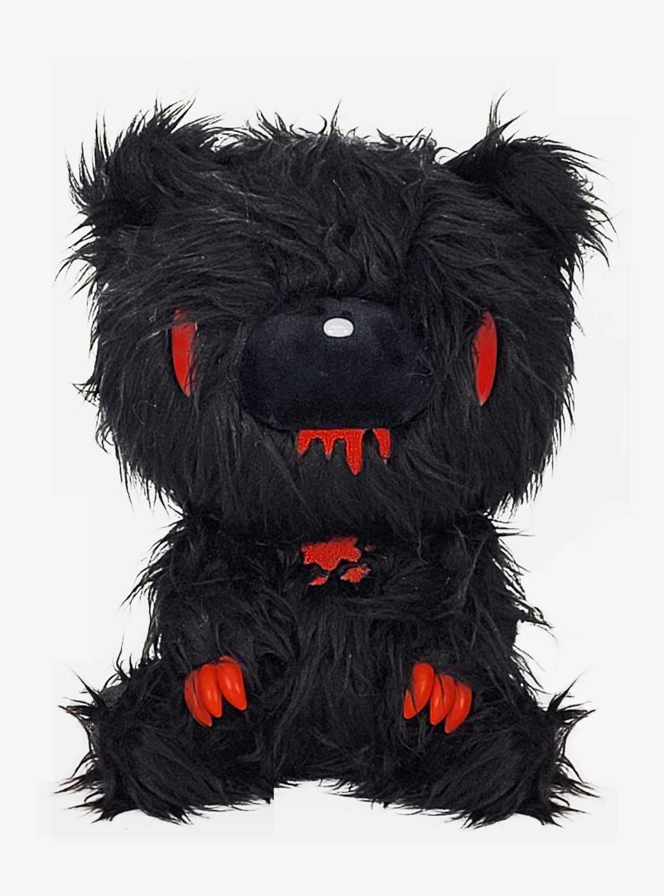 Gloomy Bear Black Sitting Fuzzy Plush, , hi-res