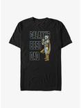 Star Wars The Mandalorian Galaxy's Best Dad Big & Tall T-Shirt, BLACK, hi-res