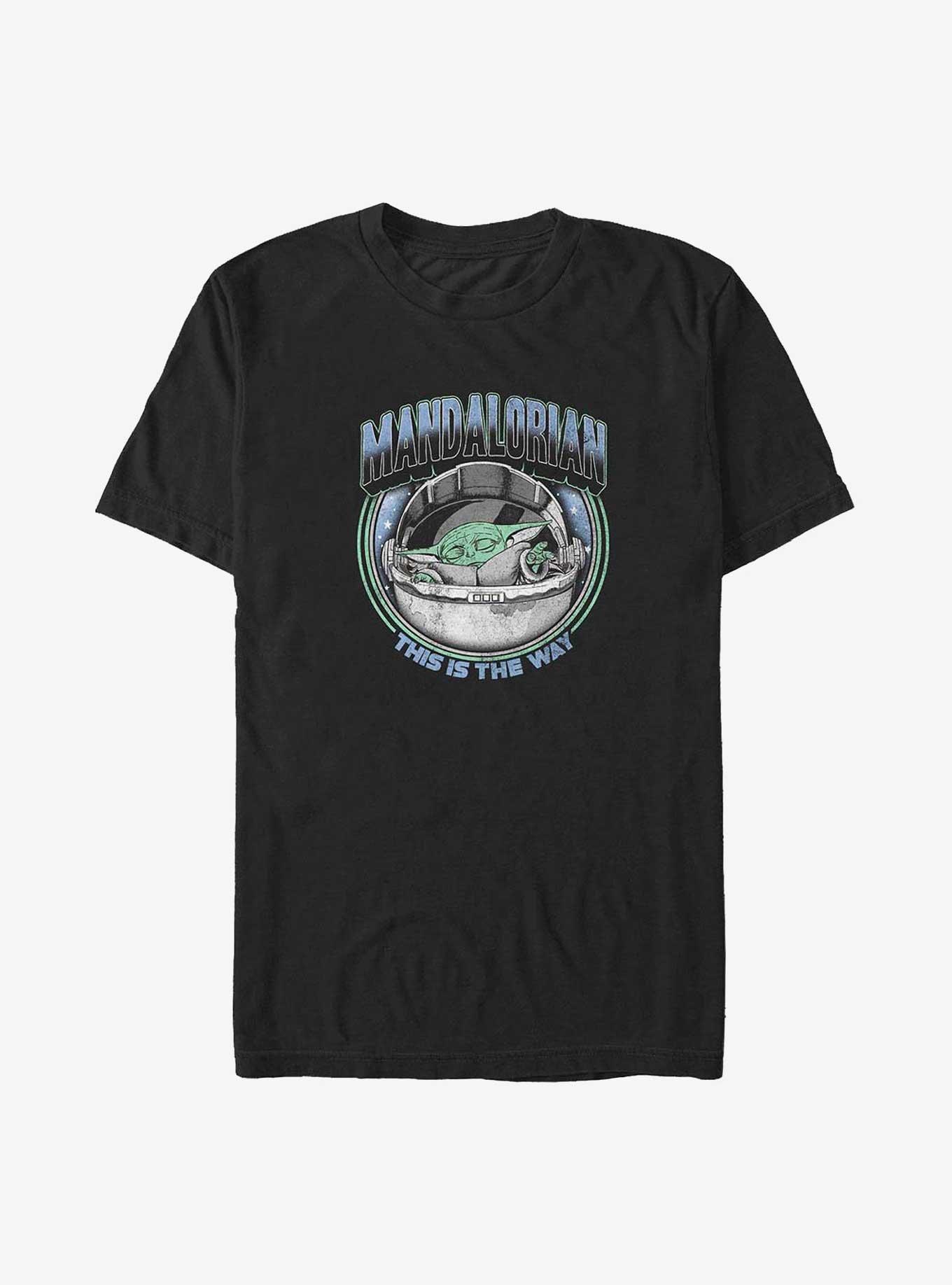 Star Wars The Mandalorian Sleeping Grogu Big & Tall T-Shirt, BLACK, hi-res