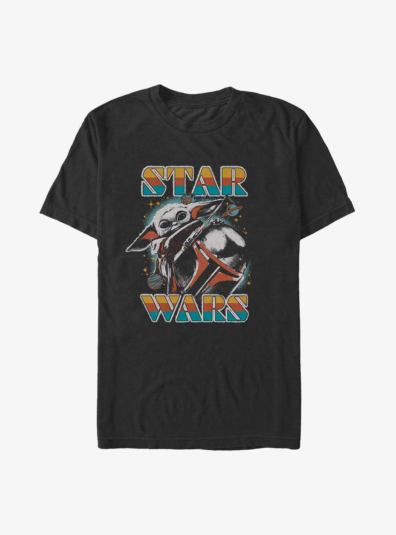 Star Wars The Mandalorian Grogu Don't Forget Your Helmet Big & Tall T-Shirt, BLACK, hi-res