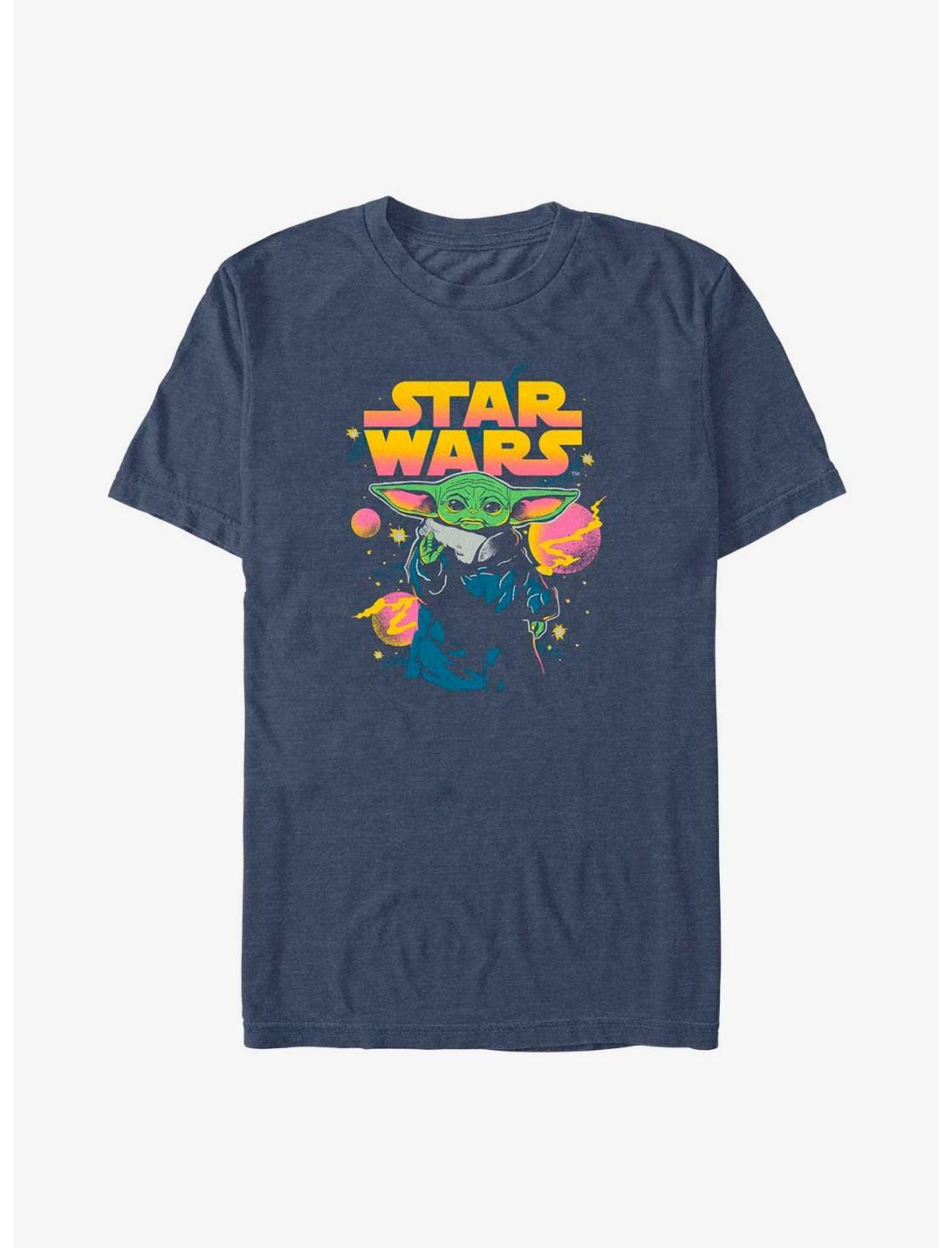 Star Wars The Mandalorian Child of the Galaxy Big & Tall T-Shirt, NAVY HTR, hi-res
