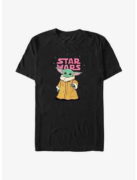 Star Wars The Mandalorian Grogu Bubble Text Logo Big & Tall T-Shirt, , hi-res