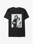 Star Wars Luke and Leia Portrait Big & Tall T-Shirt, BLACK, hi-res