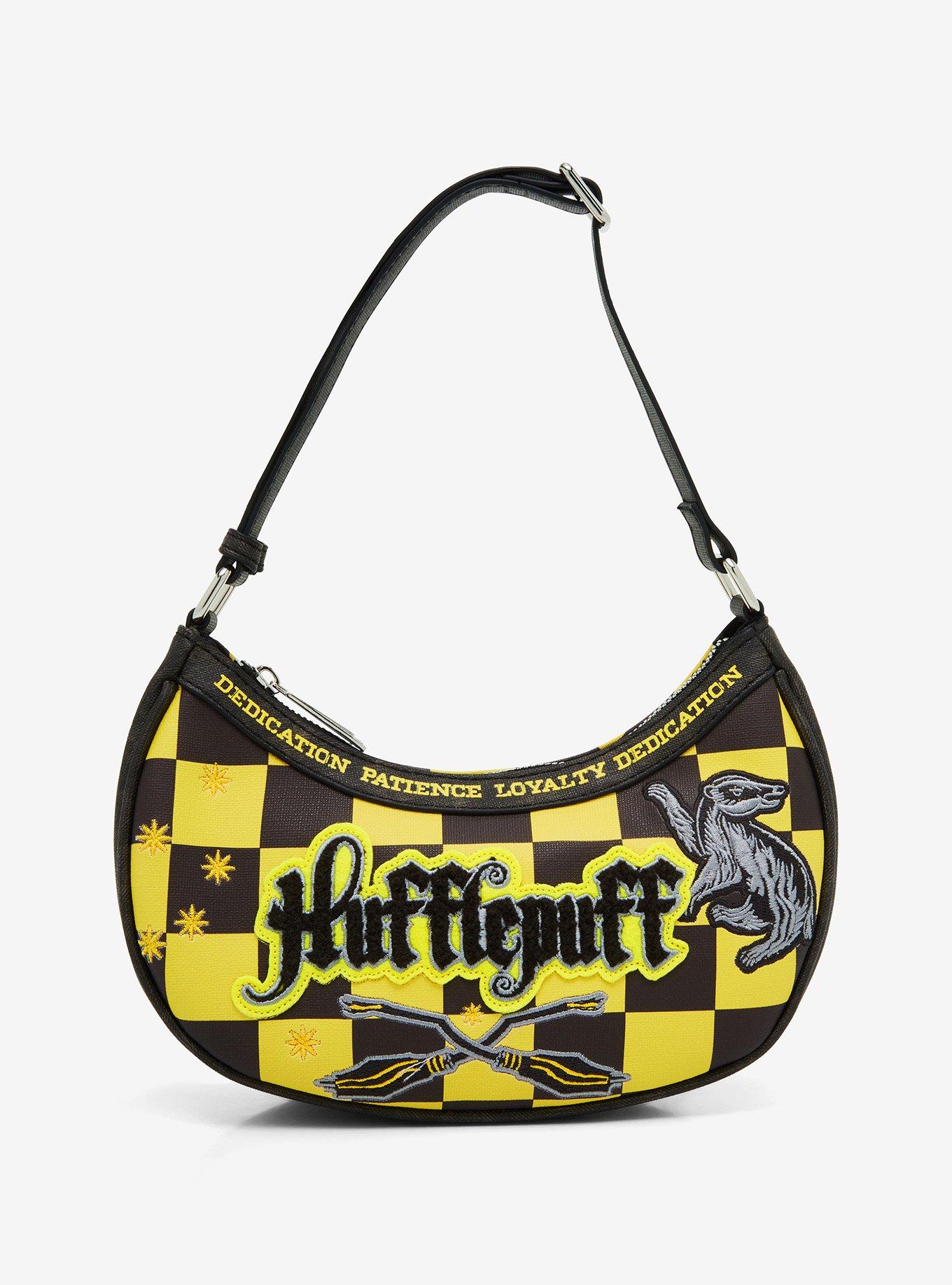 Fred Segal Harry Potter Hufflepuff Checkered Crossbody Bag, , hi-res