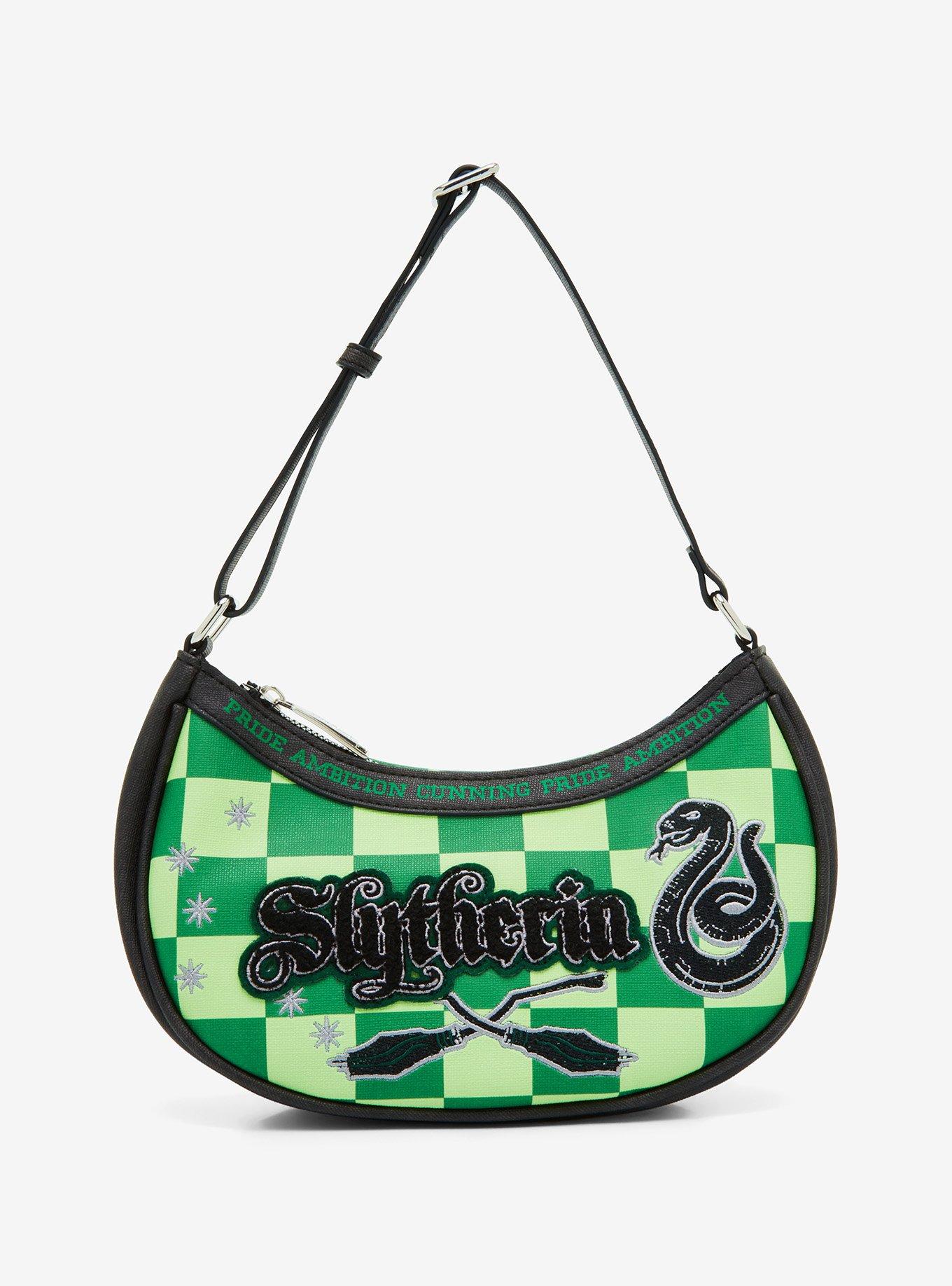 Fred Segal Harry Potter Slytherin Checkered Crossbody Bag, , hi-res