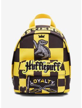 Fred Segal Harry Potter Hufflepuff Checkered Mini Backpack, , hi-res