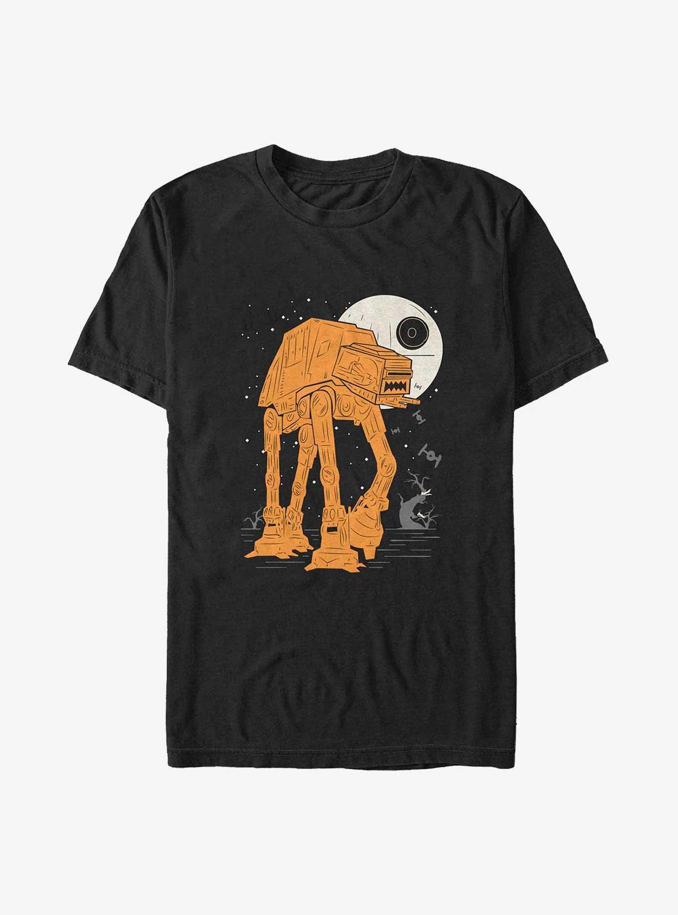 Star Wars AT-AT Full Moon Big & Tall T-Shirt, BLACK, hi-res