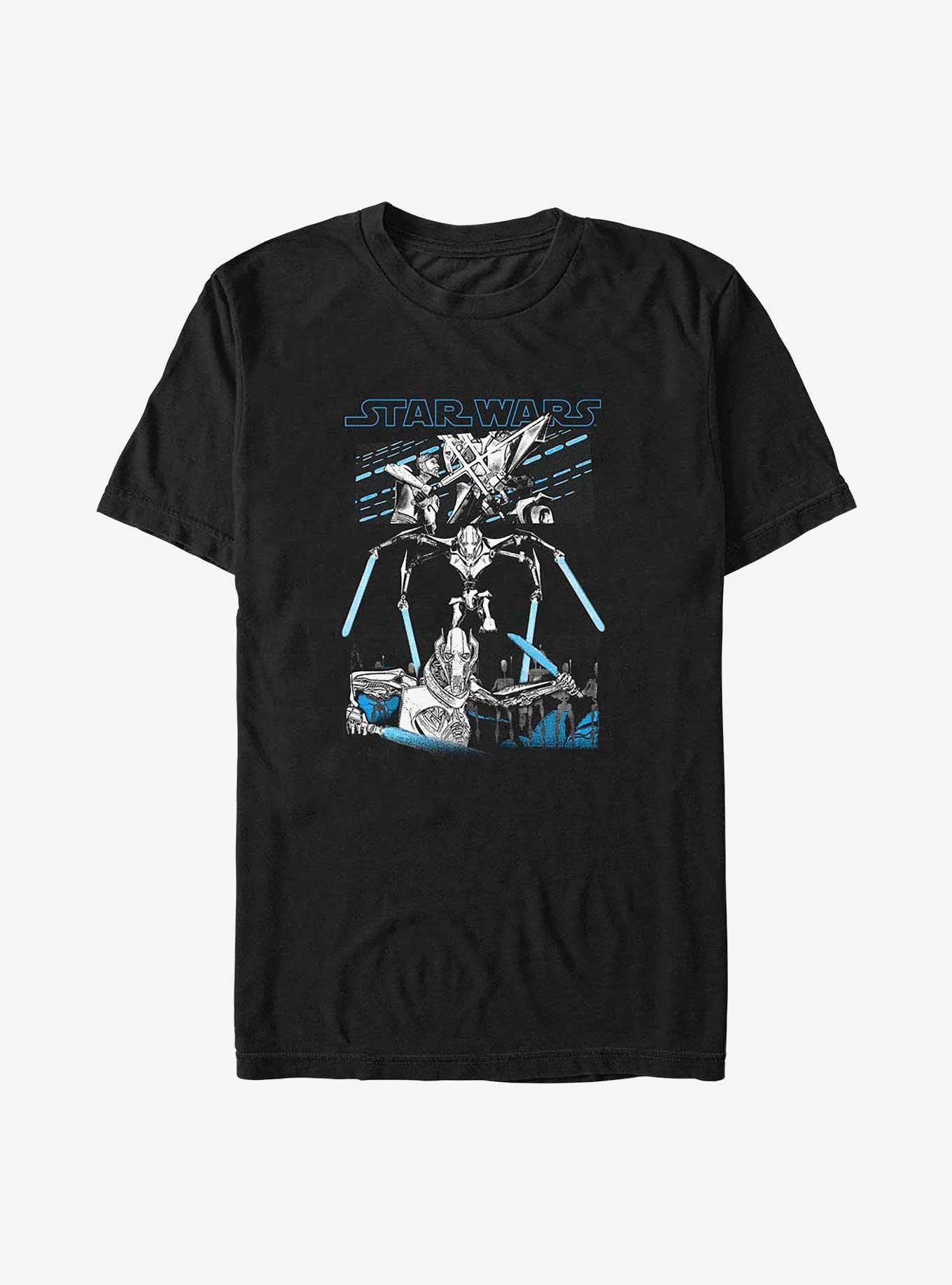 Star Wars Grievous Poster Big & Tall T-Shirt, BLACK, hi-res