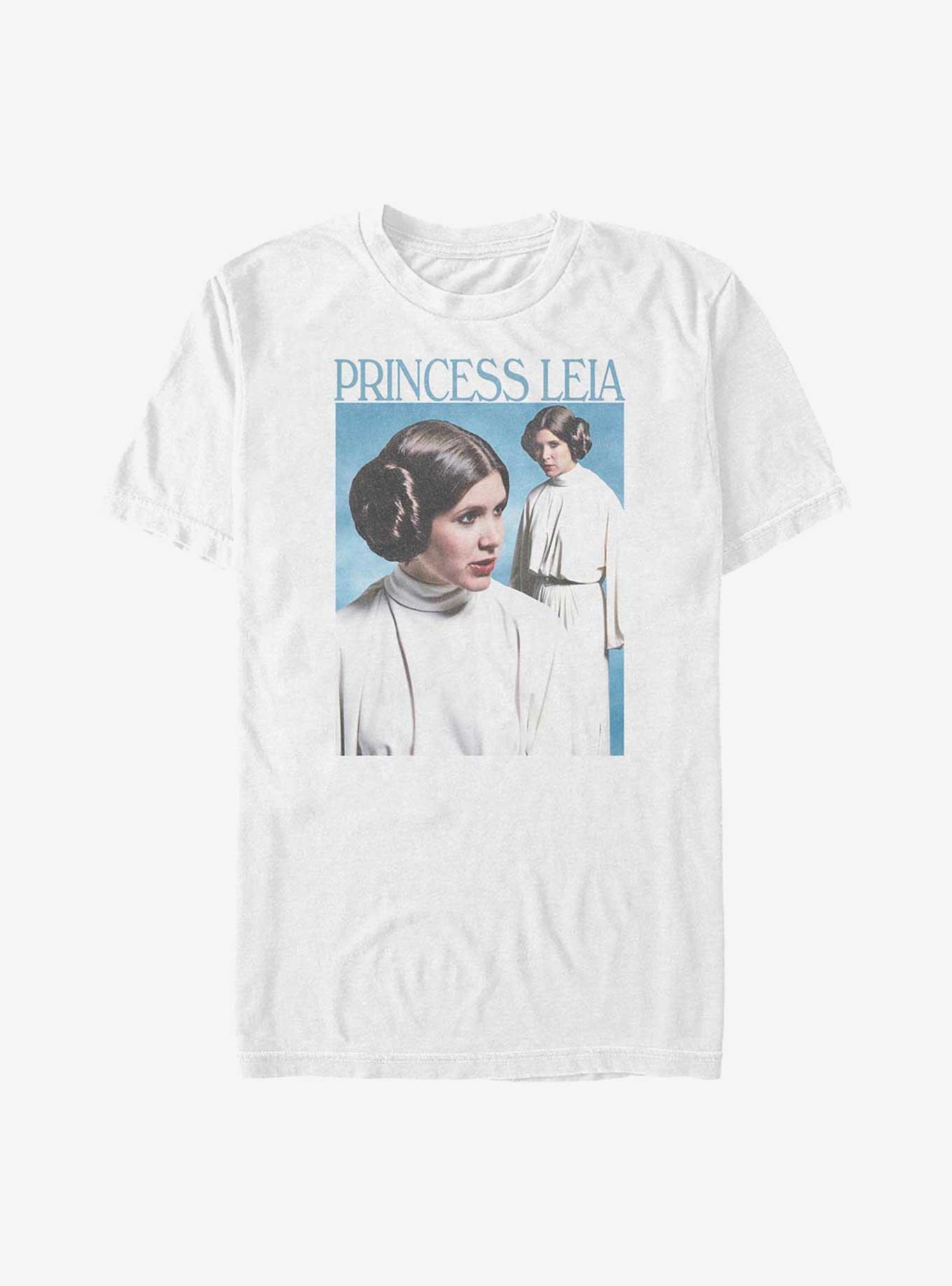 Star Wars Princess Leia Photo Big & Tall T-Shirt, WHITE, hi-res