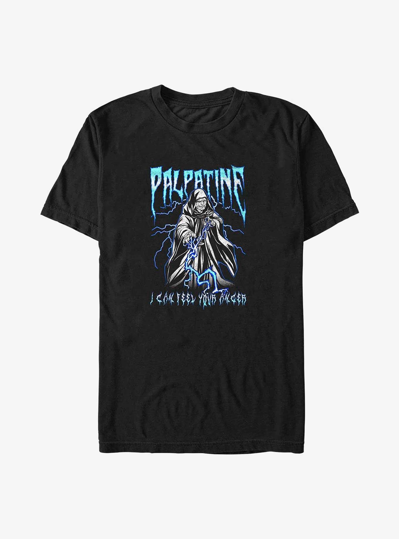 Star Wars Metal Palpatine Big & Tall T-Shirt, BLACK, hi-res