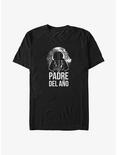 Star Wars Vader Padre Del Ano Father of the Year In Spanish Big & Tall T-Shirt, BLACK, hi-res