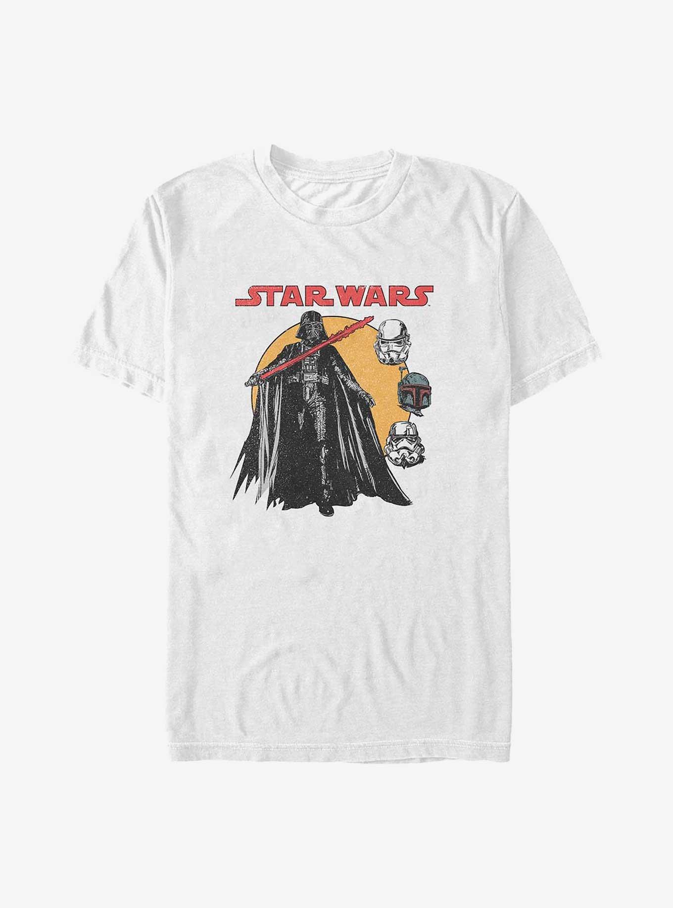 Star Wars Retro Villain Big & Tall T-Shirt, WHITE, hi-res