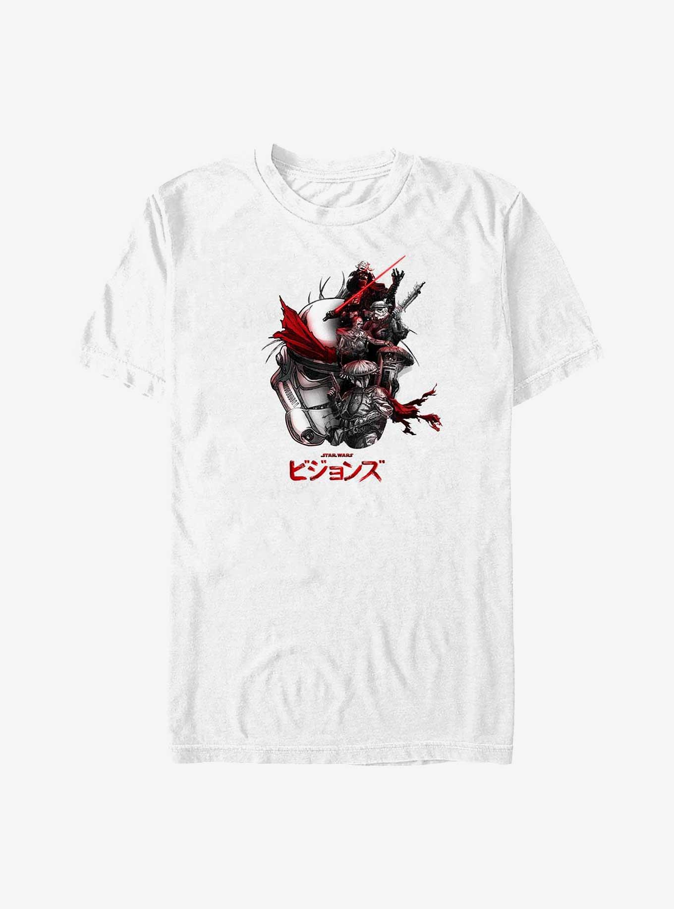 Star Wars: Visions Trooper Helmet Split Big & Tall T-Shirt, , hi-res