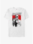 Marvel Daredevil Sketchy Devil Poster Big & Tall T-Shirt, WHITE, hi-res