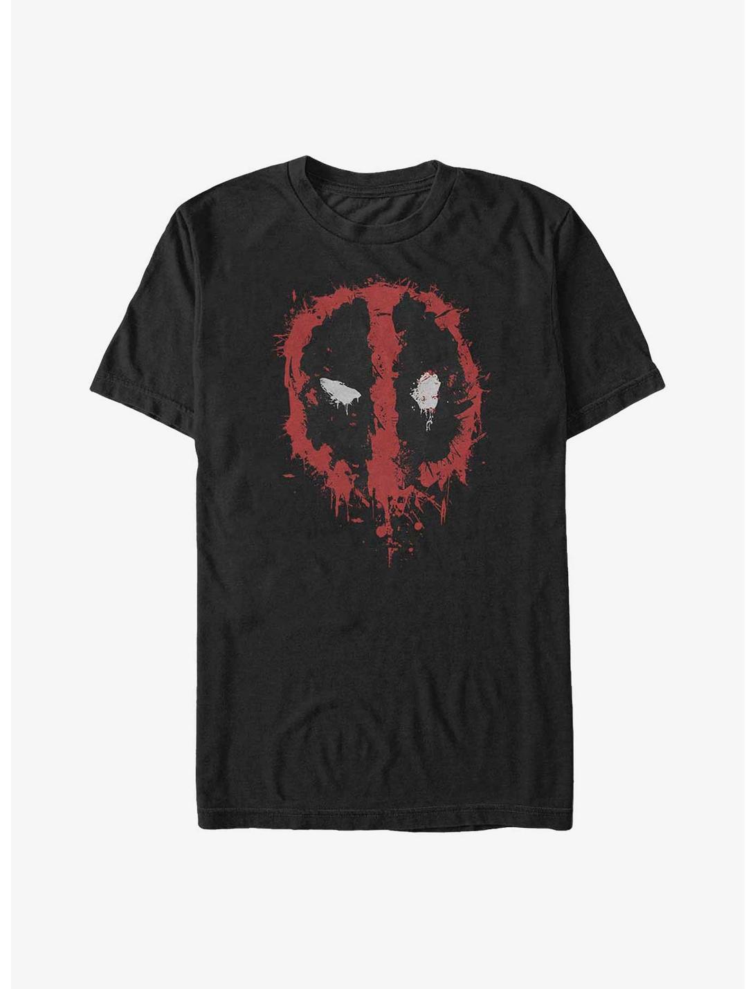 Marvel Deadpool Evil Eye Splatter Icon Big & Tall T-Shirt, BLACK, hi-res