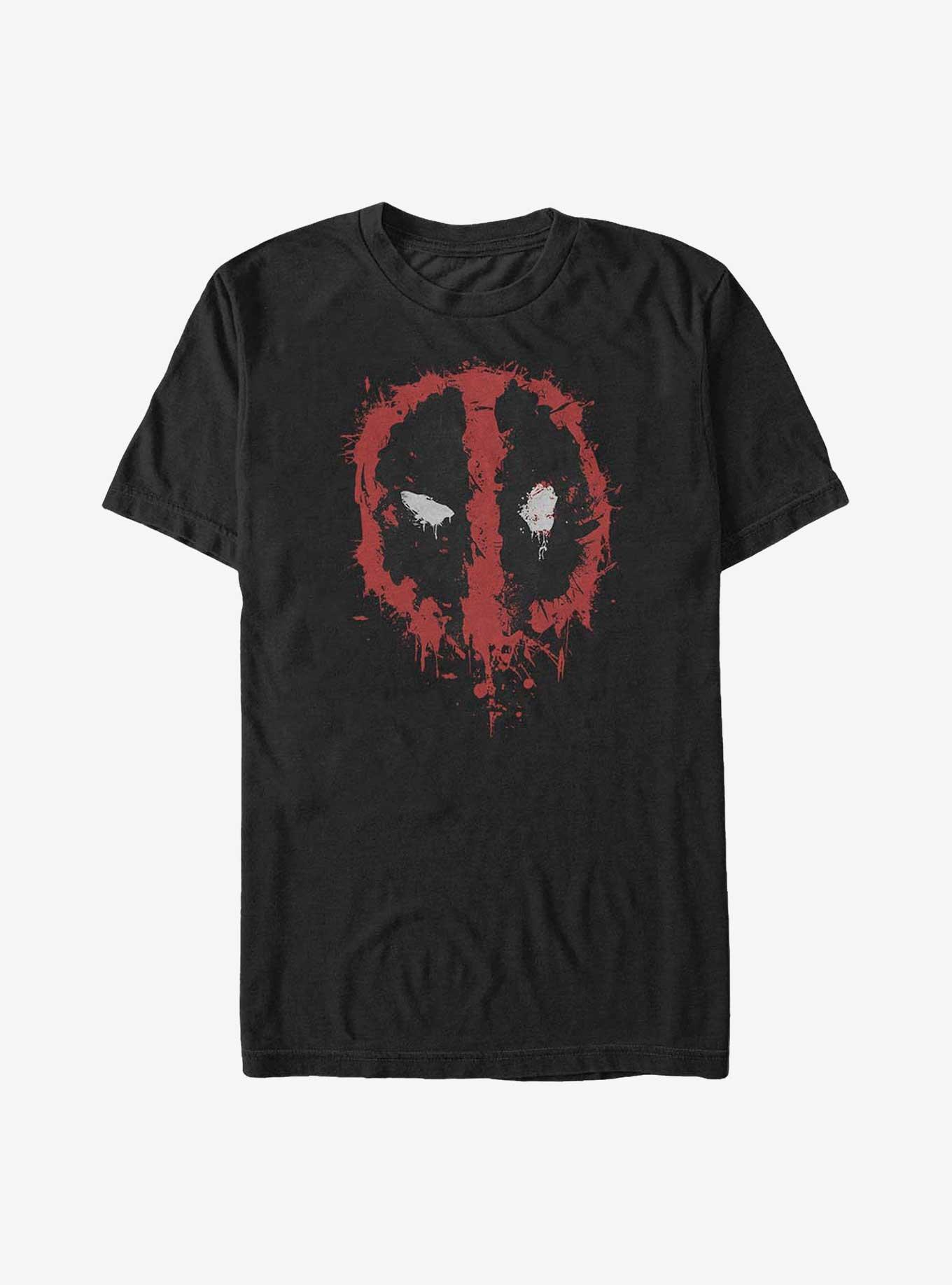 Marvel Deadpool Evil Eye Splatter Icon Big & Tall T-Shirt, BLACK, hi-res