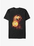 Marvel Doctor Strange in the Multiverse of Madness Protective Shields Big & Tall T-Shirt, BLACK, hi-res