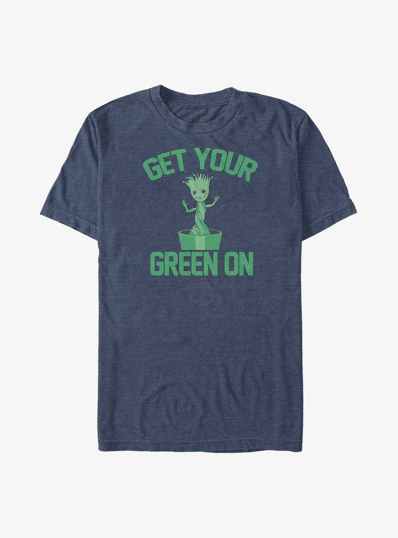 Marvel Guardians of the Galaxy Groot Get Your Green On Big & Tall T-Shirt, , hi-res