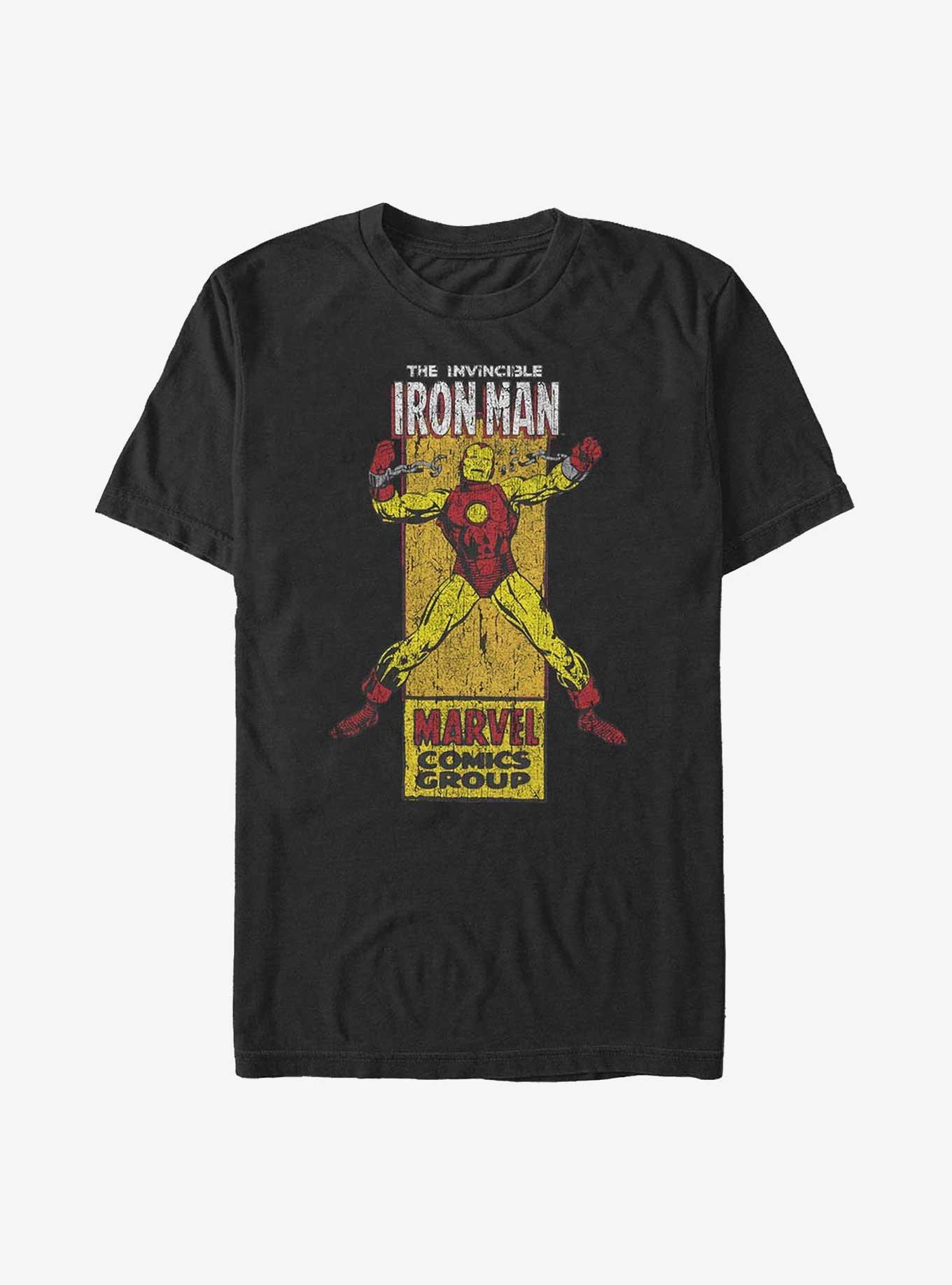 Marvel Iron Man Breaking Chains Big & Tall T-Shirt, BLACK, hi-res