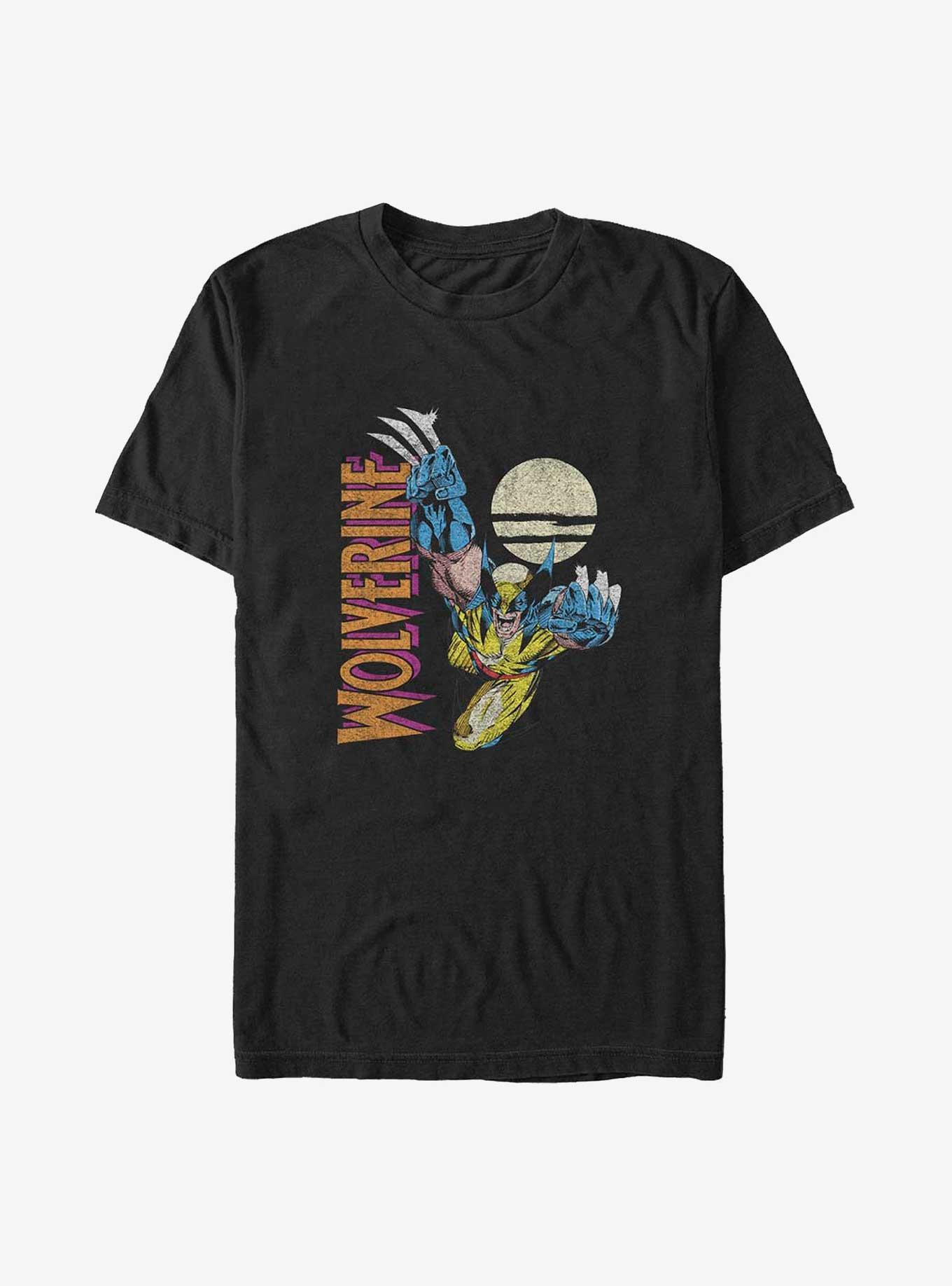 Marvel Wolverine Moonlit Stroll Big & Tall T-Shirt, BLACK, hi-res