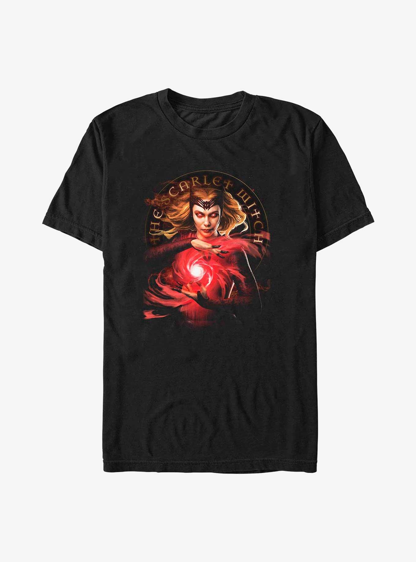 Marvel Doctor Strange in the Multiverse of Madness Dark Side Scarlet Witch Big & Tall T-Shirt