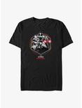 Marvel Doctor Strange in the Multiverse of Madness Group Badge Big & Tall T-Shirt, BLACK, hi-res