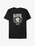 Marvel Guardians of the Galaxy Team Groot Collegiate Big & Tall T-Shirt, BLACK, hi-res