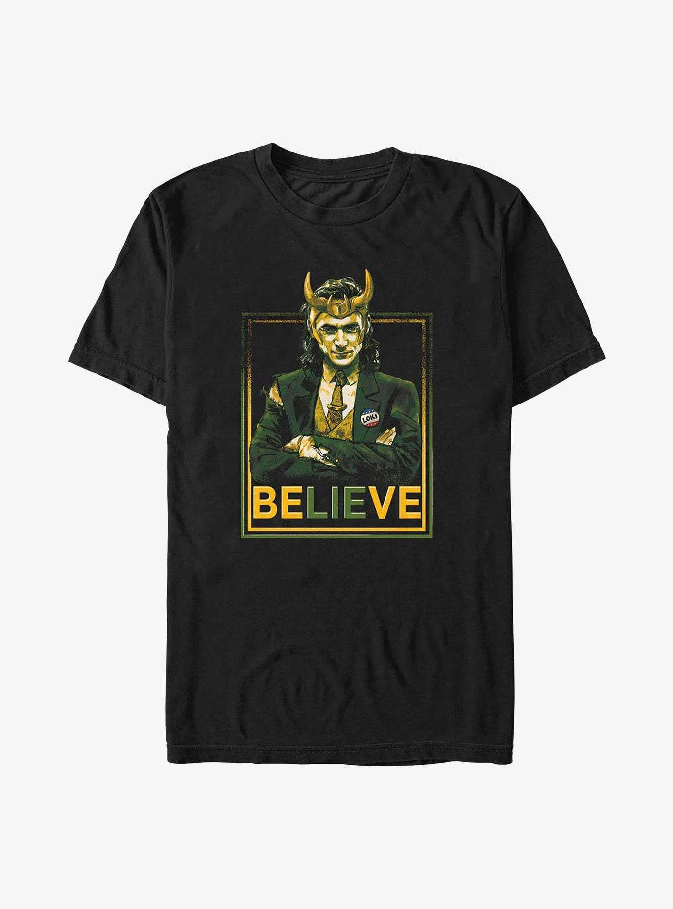 Marvel Loki President Loki Political Motive Big & Tall T-Shirt, BLACK, hi-res