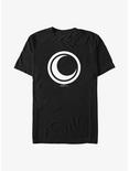 Marvel Moon Knight Crescent Moon Icon Big & Tall T-Shirt, BLACK, hi-res