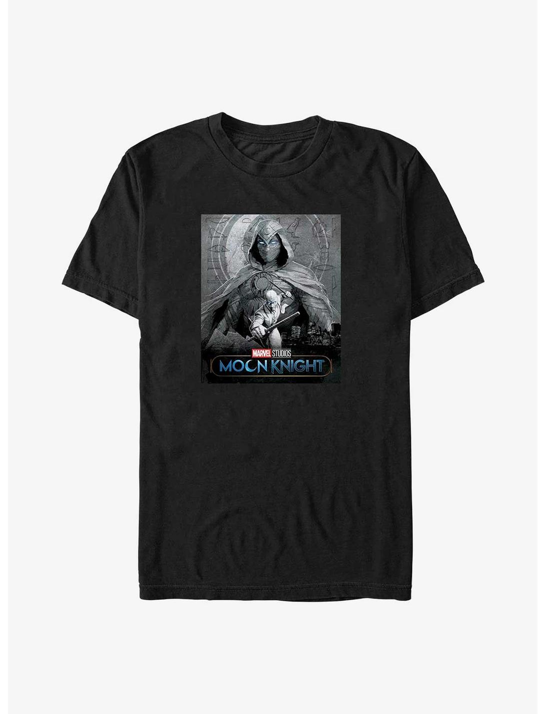 Marvel Moon Knight and Mr. Knight Portrait Big & Tall T-Shirt, BLACK, hi-res