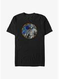 Marvel Moon Knight Moon Stained Glass Window Big & Tall T-Shirt, BLACK, hi-res