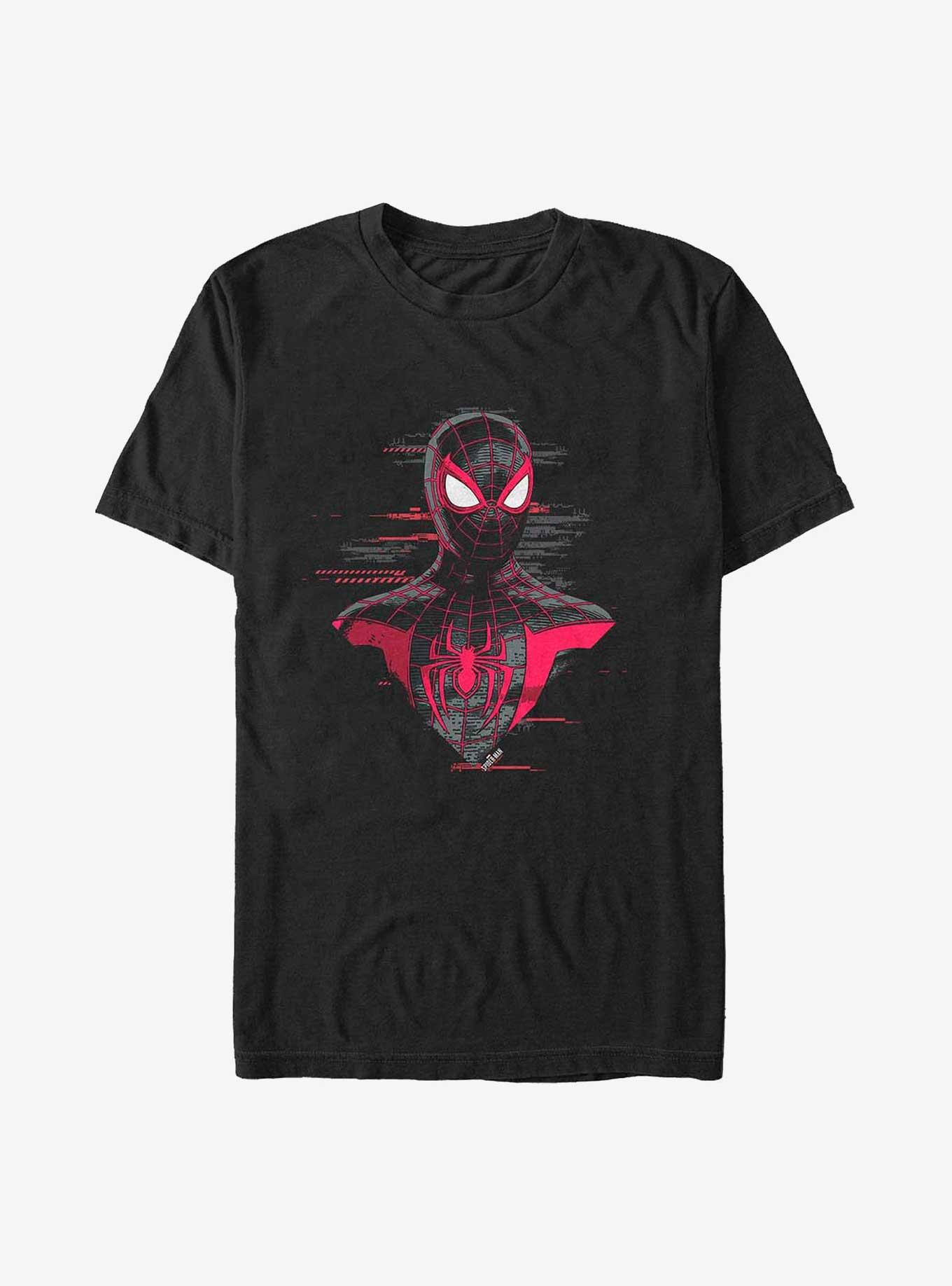 Marvel Spider-Man Miles Morales Spider Bust Big & Tall T-Shirt, , hi-res