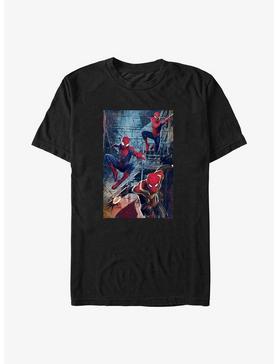 Marvel Spider-Man Spidey Attack Poster Big & Tall T-Shirt, , hi-res