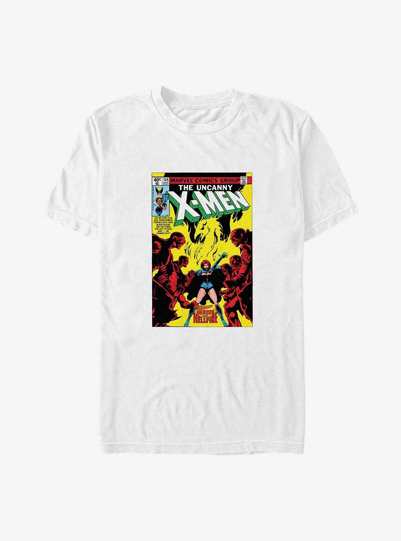 Marvel X-Men Heroes and Hellfire Poster Big & Tall T-Shirt, , hi-res