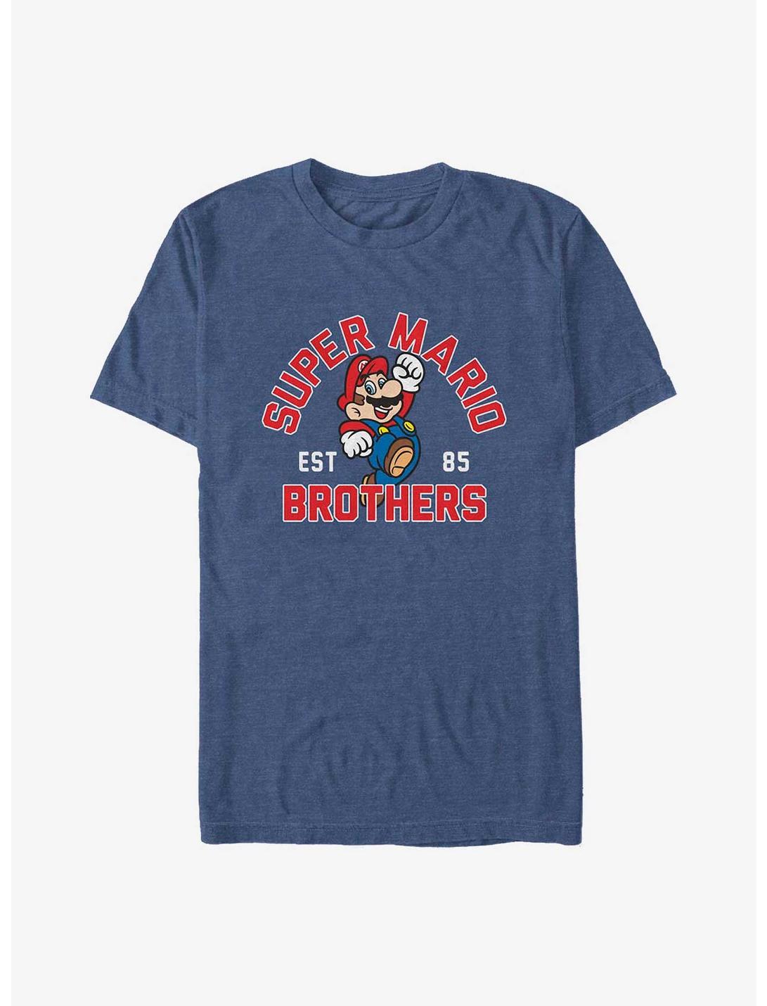 Mario Super Mario Brothers Since 85 Big & Tall T-Shirt, NAVY HTR, hi-res