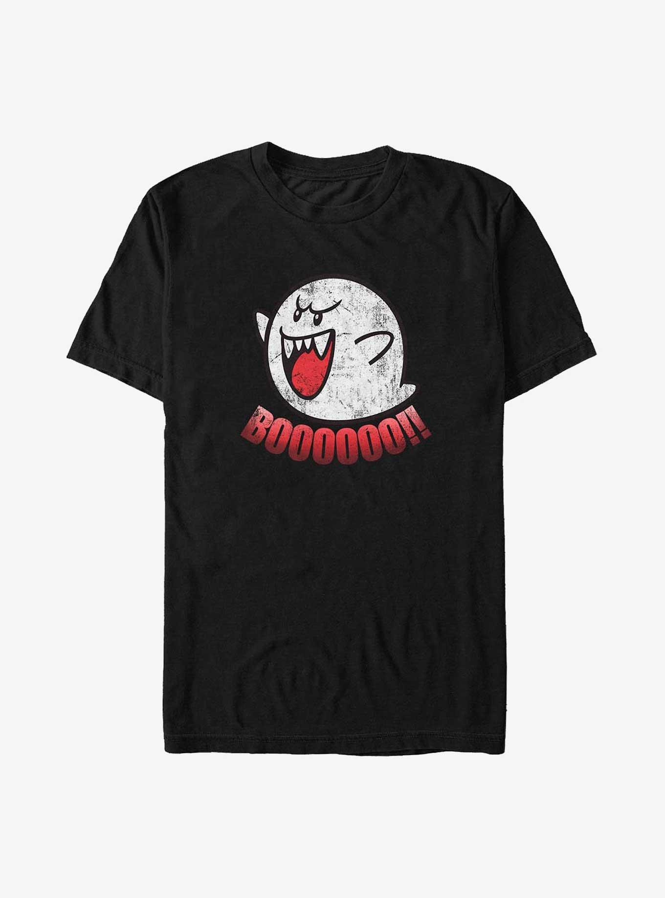 Mario Boo Ghost Big & Tall T-Shirt, BLACK, hi-res