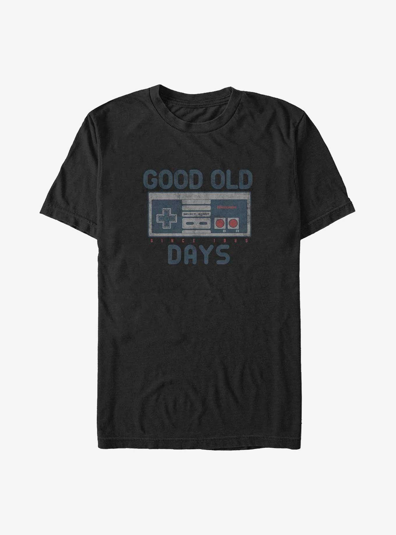 Nintendo Good Old Days Big & Tall T-Shirt, BLACK, hi-res