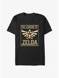 The Legend of Zelda Gold Card Big & Tall T-Shirt, BLACK, hi-res