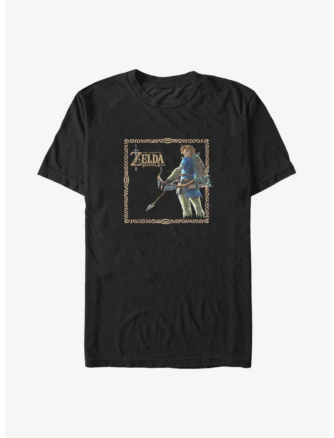 The Legend of Zelda Link Stamp Big & Tall T-Shirt, BLACK, hi-res