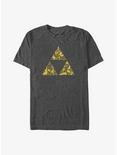 The Legend of Zelda Triforce Icons Big & Tall T-Shirt, CHAR HTR, hi-res