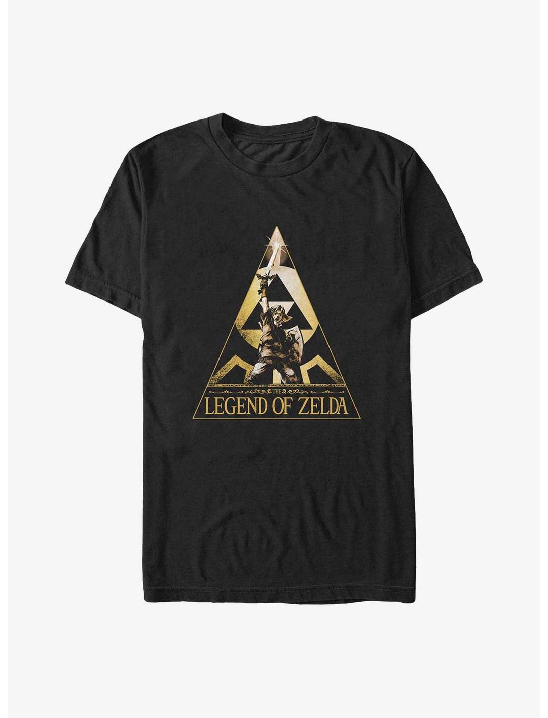 The Legend of Zelda Triumphant Link Big & Tall T-Shirt, BLACK, hi-res