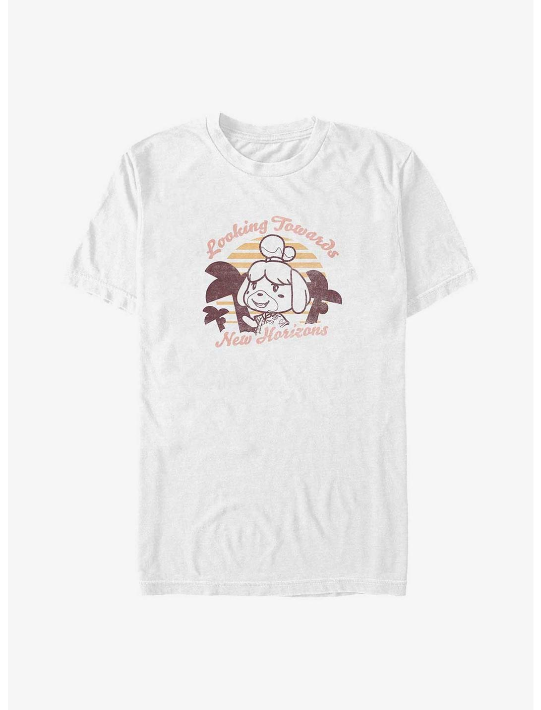 Animal Crossing New Horizons Sunset Isabelle Big & Tall T-Shirt, WHITE, hi-res