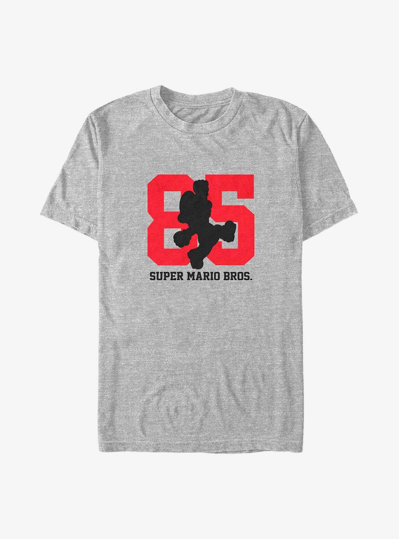 Mario Super Bro 85 Mario Silhouette Big & Tall T-Shirt, , hi-res