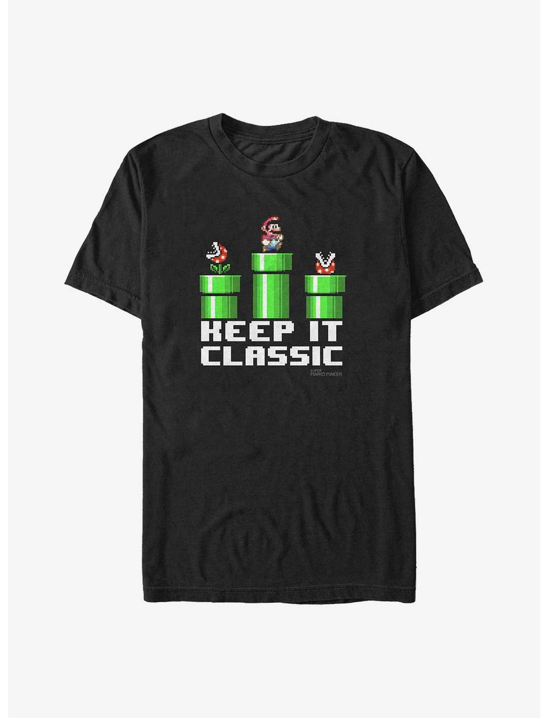 Mario Choose Wisely Big & Tall T-Shirt, BLACK, hi-res