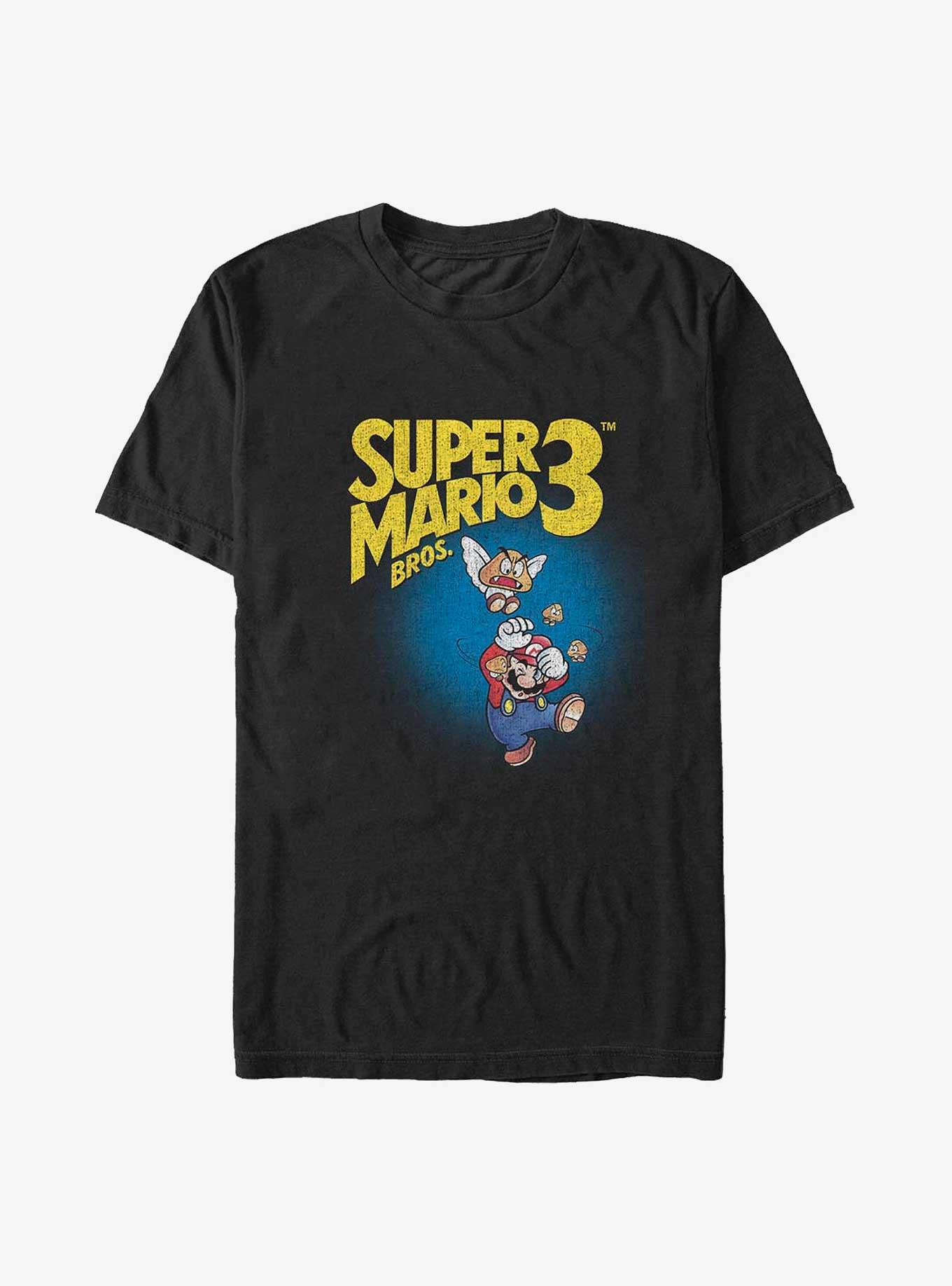 Mario Super Mario Bros. 3 Mario Attacked Big & Tall T-Shirt